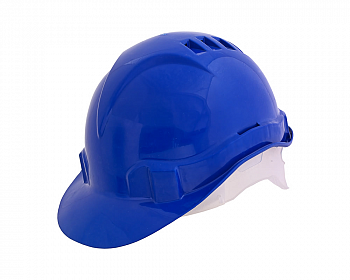 Каска строительная синяя от магазина Рабочий класс