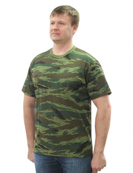Футболка туристическая цв. зеленый камыш от магазина Рабочий класс