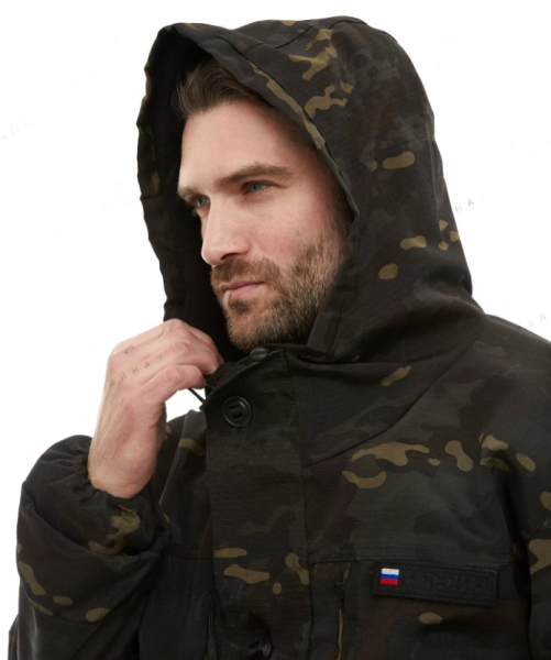 Костюм демисезон Горка 5, Rip-Stop, цв. Черный Мультикам от магазина Рабочий класс