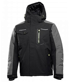 Куртка утепленная HOEGERT AMOS, с капюшоном цв. черный HT5K923 от магазина Рабочий класс