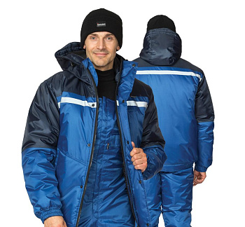 Костюм мужской утепленный Стимул-М, цв. василек+синий от магазина Рабочий класс