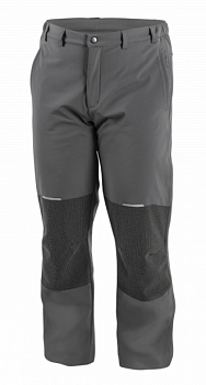 Брюки с мягкими вставками HOEGERT ELDE цвет графит от магазина Рабочий класс