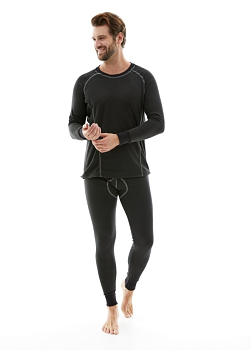 Термобелье, комплект Савва Морозов цв. черный от магазина Рабочий класс
