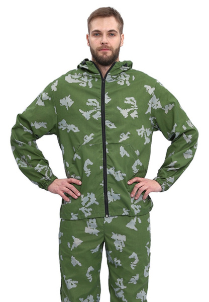 Костюм МАСКХАЛАТ, куртка/брюки, тк. Сорочечная, цв. Граница Зеленый от магазина Рабочий класс