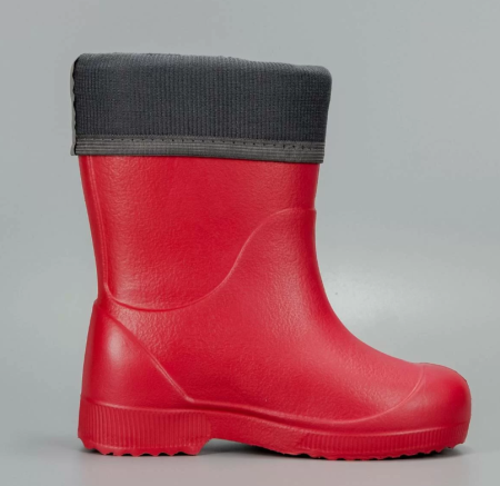 3-106-R01 Сапоги школьные из ЭВА Nordman JET с флисовым утеплителем цвет красный от магазина Рабочий класс