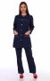 Костюм № 405 тк. Тиси цв. Темно-синий от магазина Рабочий класс