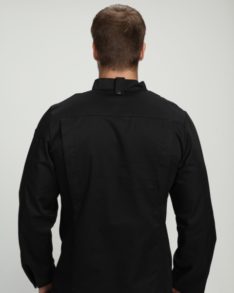 Китель повара Гастро (тк.Смесовая,160), черный от магазина Рабочий класс