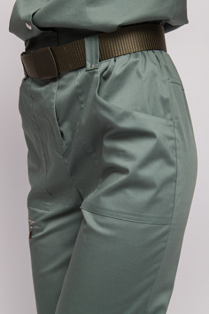 6-6117 3/4 Комбинезон женский Аква Ремень  от магазина Рабочий класс