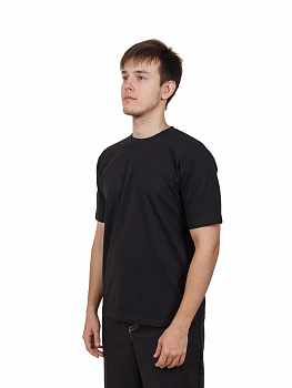 Футболка пл. 160г/м цв. черная от магазина Рабочий класс