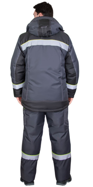 Костюм Сириус-Ховард-М" 4 кл. пояс, зимний т.сер+черн.+лим. от магазина Рабочий класс