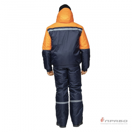 Костюм мужской утепленный Стимул-М, цв. синий+оранж. от магазина Рабочий класс