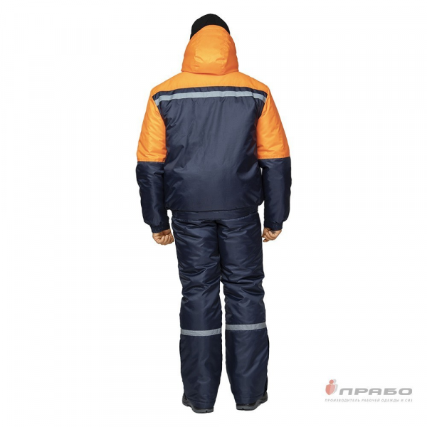 Костюм мужской утепленный Стимул-М, цв. синий+оранж. от магазина Рабочий класс