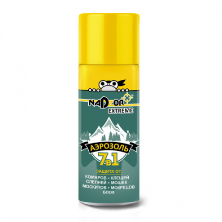 Аэрозоль Extreme 7в1 (от комаров, клещей, мошки, мокрецов, слепней москитов, блох) от магазина Рабочий класс