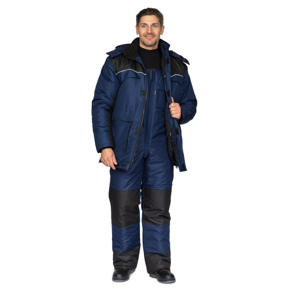 Универсал-Т, костюм утепленный мужской синий/черный от магазина Рабочий класс