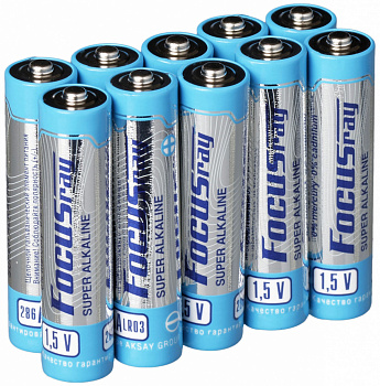 FOCUSray Super ALKALINE LR3/BL10 10/100/1000 отрывной от магазина Рабочий класс