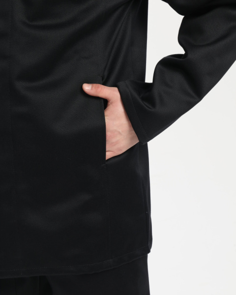 Костюм сварщика с усилением Арсенал-СОП 3 кл.защиты (тк.Хлопок-ОП,490) брюки, черный от магазина Рабочий класс