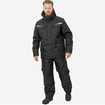 Зимний рабочий костюм Brodeks KW603, черный от магазина Рабочий класс