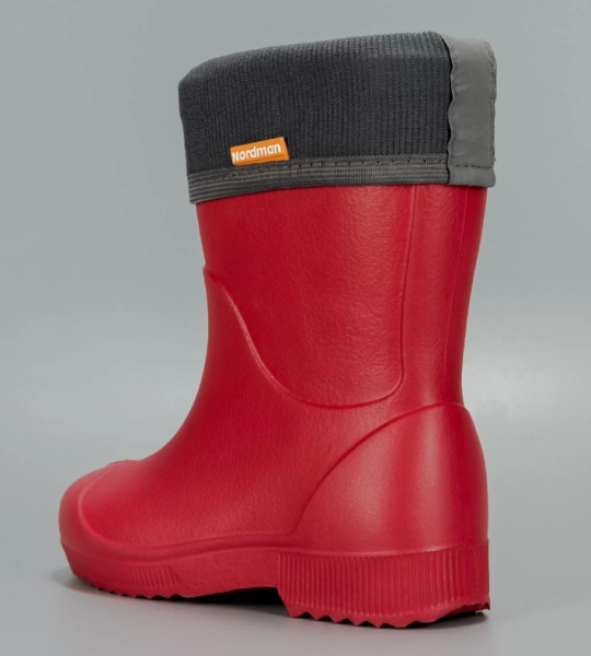 3-106-R01 Сапоги школьные из ЭВА Nordman JET с флисовым утеплителем цвет красный от магазина Рабочий класс