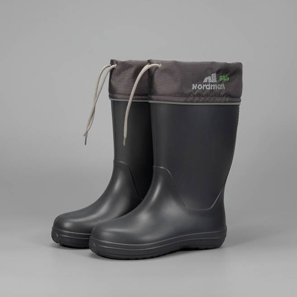 6-156-D03/Сапоги женские "NordMan Silla" с манжетами утеплённые серые от магазина Рабочий класс