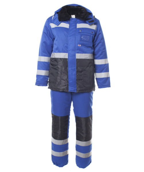 Костюм зимний мужской Алдан с СОП с п/к, цв. т-син.+вас 4 кл. пояс от магазина Рабочий класс