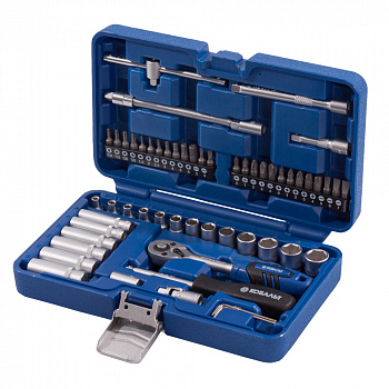 Набор инструмента универсальный КОБАЛЬТ 1/4" (56 предметов) кейс от магазина Рабочий класс
