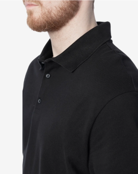 Рубашка поло Brodeks KS721, черная от магазина Рабочий класс