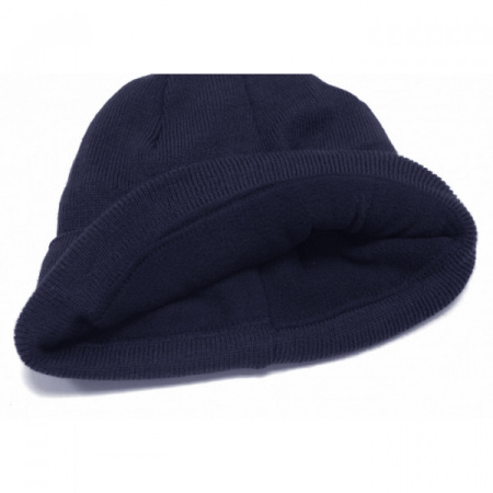 Шапка трикотажная двойная Фрост, цв. т.синий от магазина Рабочий класс