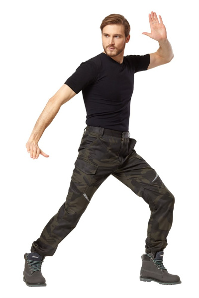 Брюки-джоггеры мужские летние Аксель КМФ хаки от магазина Рабочий класс