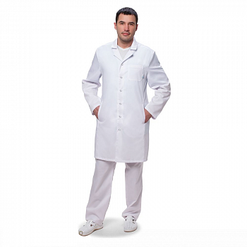 Халат медицинский мужской м510-1 от магазина Рабочий класс