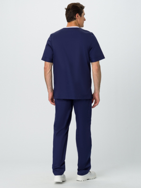 87481294 Костюм мужской Симпл-001 (тк.Смесовая,120) MedLine, т.синий/бежевый от магазина Рабочий класс