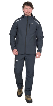 Куртка "Спейс" софтшелл сине-серая ТА от магазина Рабочий класс