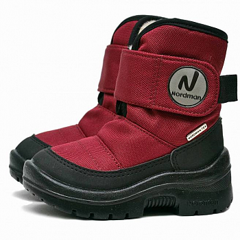 Сапоги зимние дошкольные "Nordman Next"  на горизонтальной липе цвет бордовый от магазина Рабочий класс