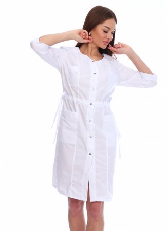 Халат № 122 ТиСи цв. Белый от магазина Рабочий класс