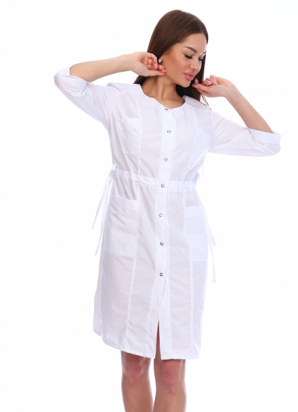 Халат № 122 ТиСи цв. Белый от магазина Рабочий класс