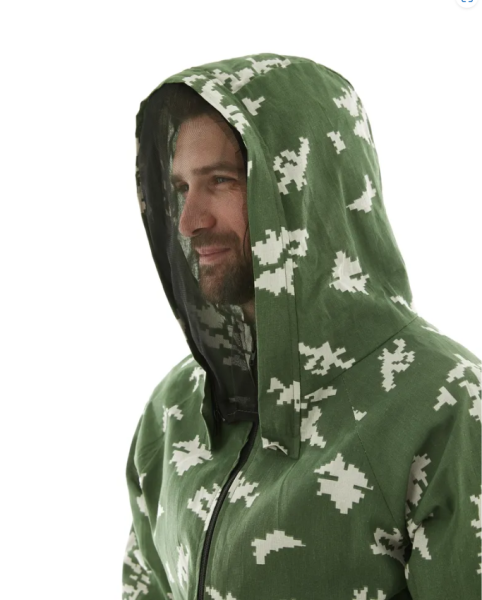 Костюм МАСКХАЛАТ, тк. Бязь, СЕТКА, Савва Морозов, куртка/брюки, цв. Белая Березка от магазина Рабочий класс