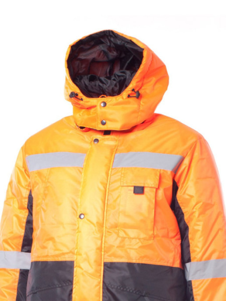 Костюм "МЕТЕО" (ОКСФОРД) куртка п/к оран/черн.  от магазина Рабочий класс