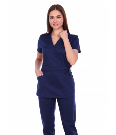 Костюм № 407 тк. хлопок/спандекс цв. темно-синий от магазина Рабочий класс