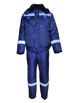 Костюм утепленный ОРИОН куртка, полукомбинезон, цв.т.синий/василек, тк.Оксфорд от магазина Рабочий класс