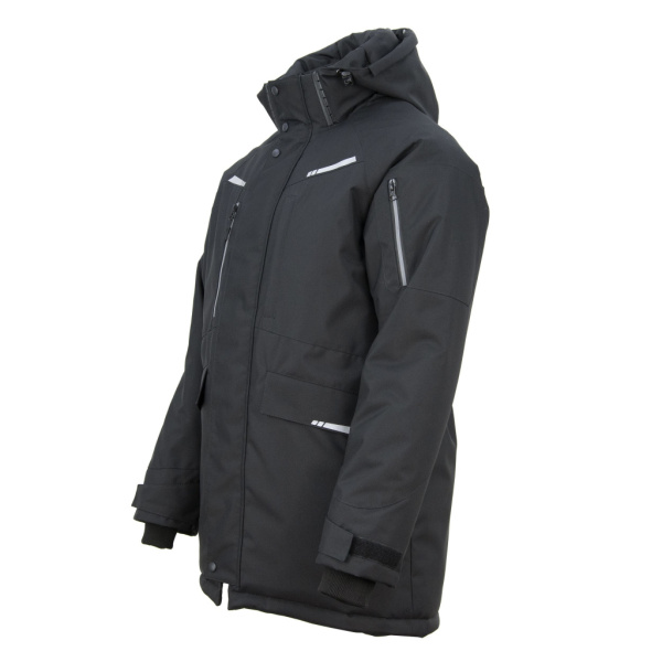 Зимняя куртка-парка Brodeks KW215, черный от магазина Рабочий класс