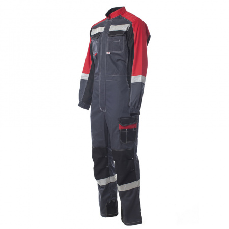 Комбинезон ФОРМУЛА с СОП т.сер +красн. от магазина Рабочий класс
