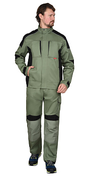 Куртка СИРИУС-ЦИТРИН светло-оливковый с черным от магазина Рабочий класс