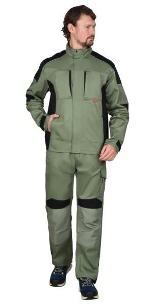 Куртка СИРИУС-ЦИТРИН светло-оливковый с черным от магазина Рабочий класс