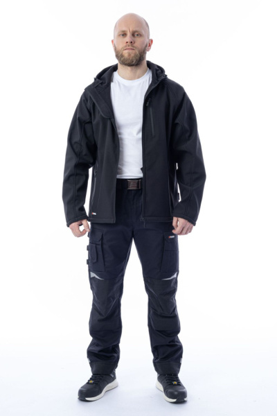 Куртка софтшелл Brodeks KS232, черный от магазина Рабочий класс