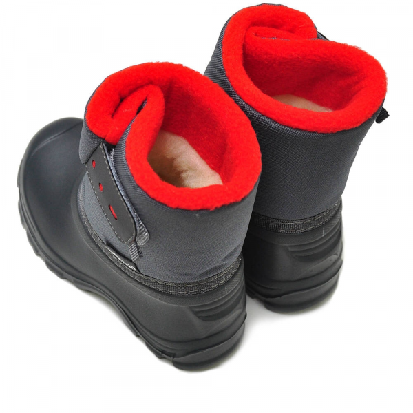 Сноубутсы Nordman JOY малодетские из ЭВА на высокой липучке (цв. красн. серый) от магазина Рабочий класс
