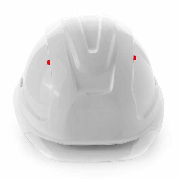 Каска защитная СОМЗ-80 Абсолют Престиж RAPID белая, прозрачный козырек от магазина Рабочий класс