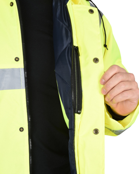 Куртка "СИРИУС-АТЛАС" утепленная, фл. лимон, СОП от магазина Рабочий класс