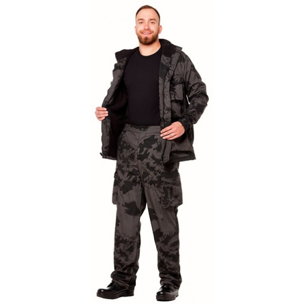 Костюм Следопыт на флисе (Рип-стоп 1172 ДЫМ) от магазина Рабочий класс