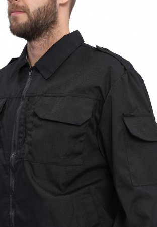 Охранник, костюм КОНТРОЛ тк. Рип-Стоп цв. Чёрный от магазина Рабочий класс