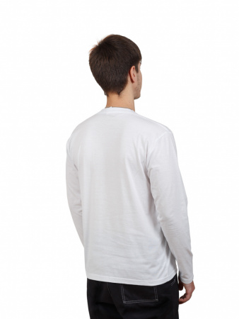 Футболка мужская с длин. рукавом цв. белый от магазина Рабочий класс