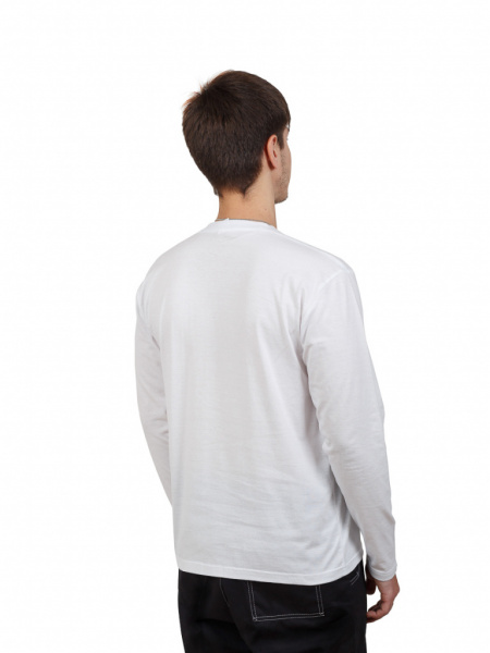 Футболка мужская с длин. рукавом цв. белый от магазина Рабочий класс